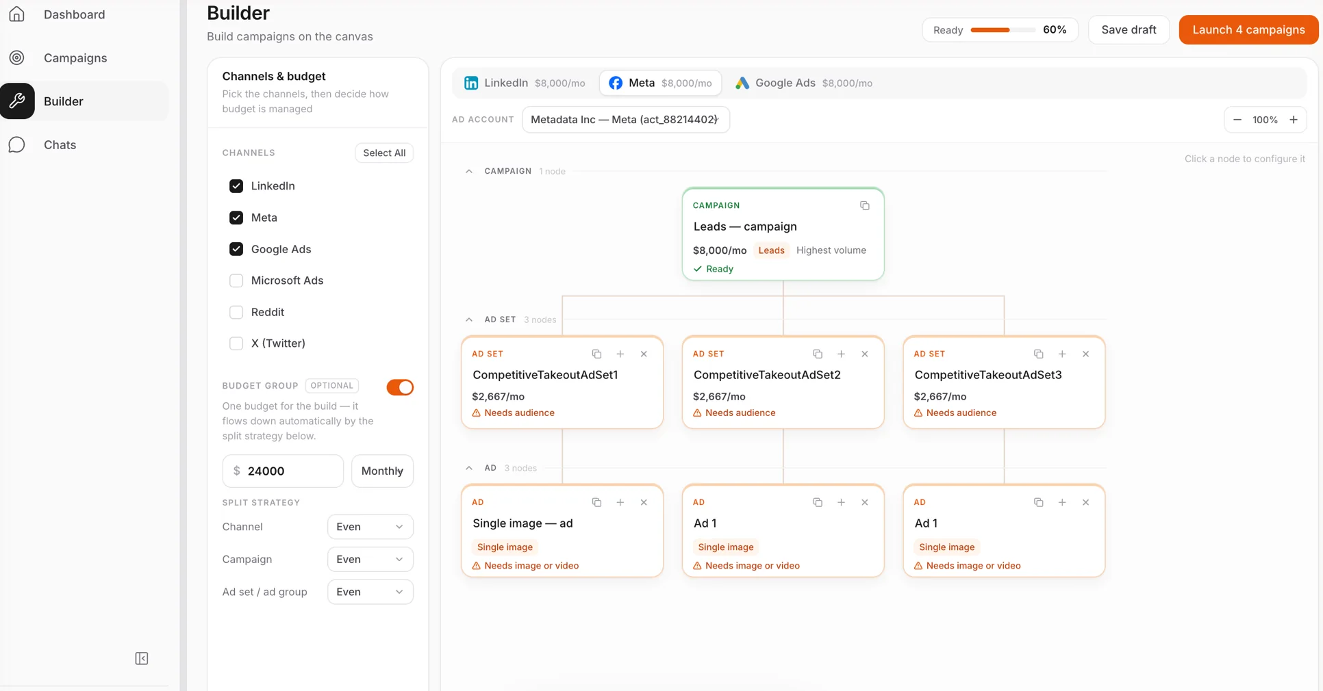 Metadata One — builder