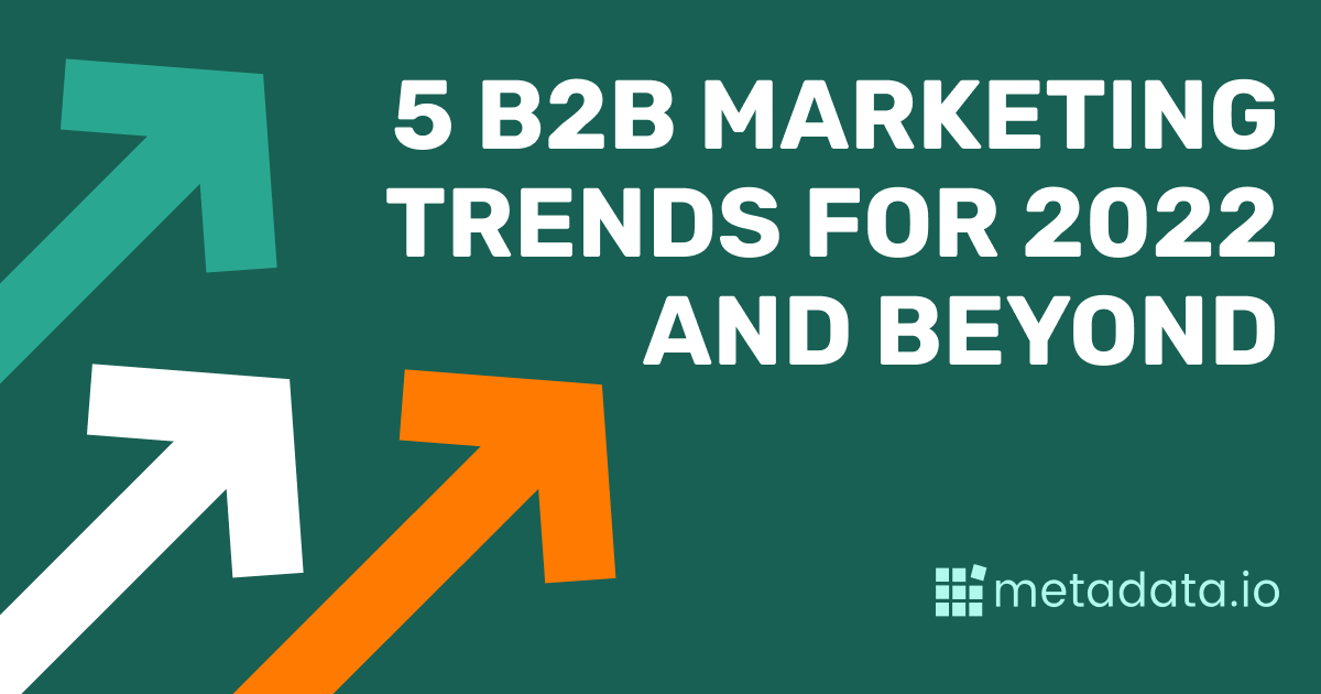 b2b marketing trends 2022