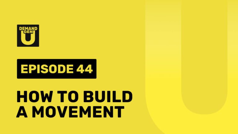 Category Creation: How to Build a Movement