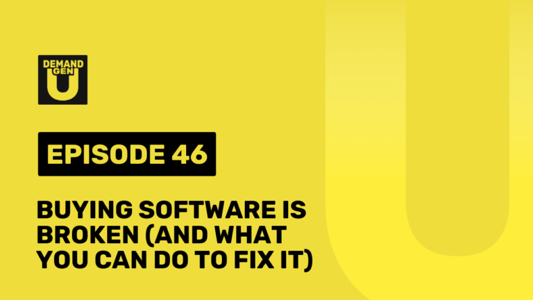 - Buying Software Is Broken (and What You Can Do To Fix It)