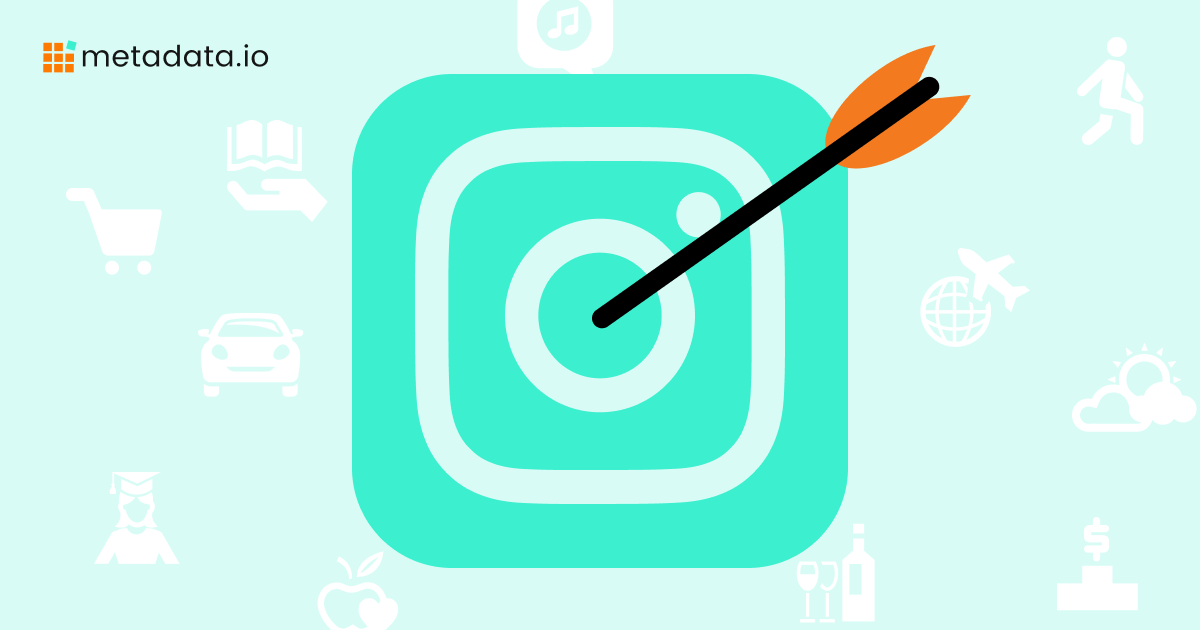 Instagram Ad Interests List_ How to Use Them for B2B Success - Instagram logo and arrow on the middle