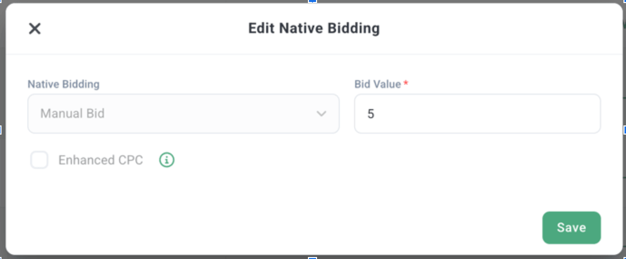 CAMPAIGN GOOGLE - Bid Editing at Keyword Level