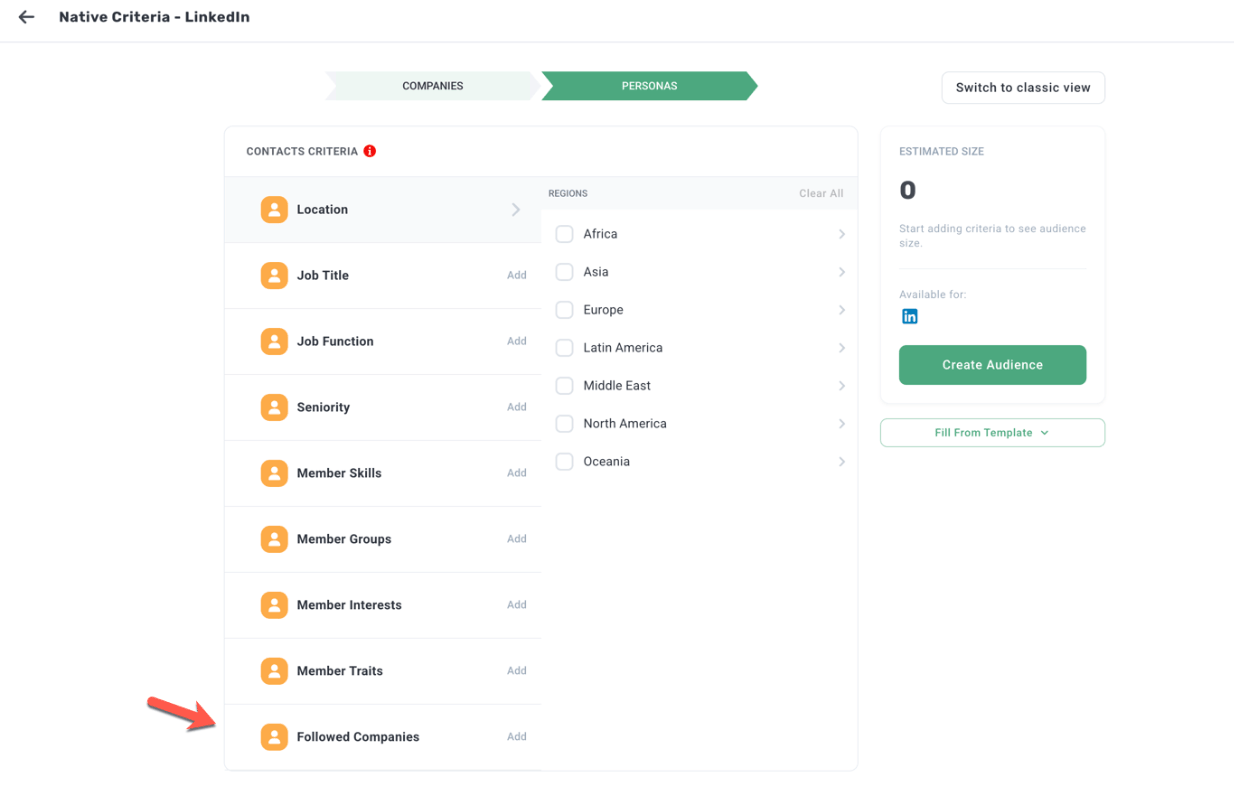 AUDIENCE - Company Followers On LinkedIn