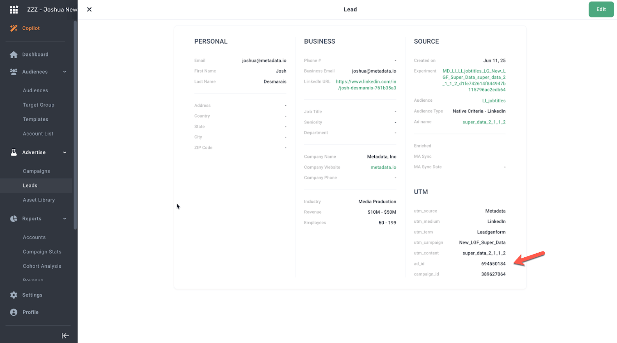 DYNAMIC UTMs - Channel ID Support