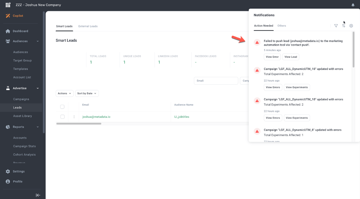 Lead Marketing Automation Sync Failures