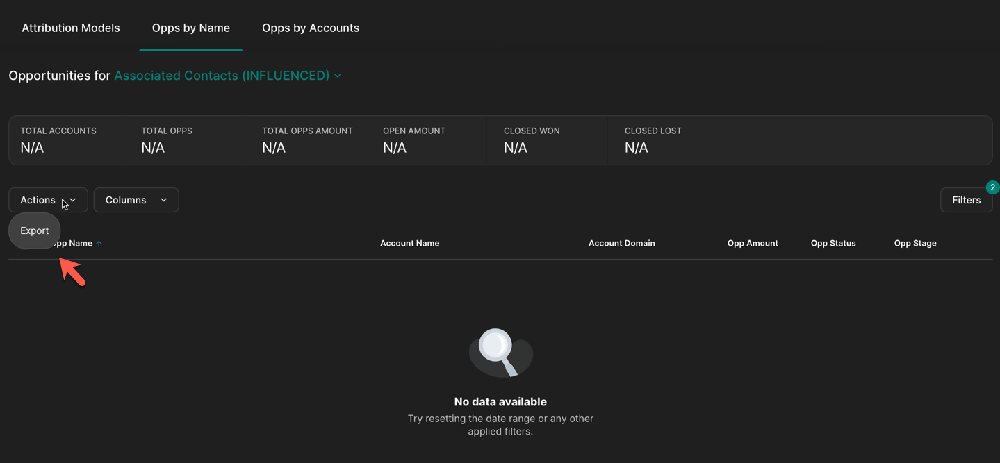 Expanded Export Capabilities