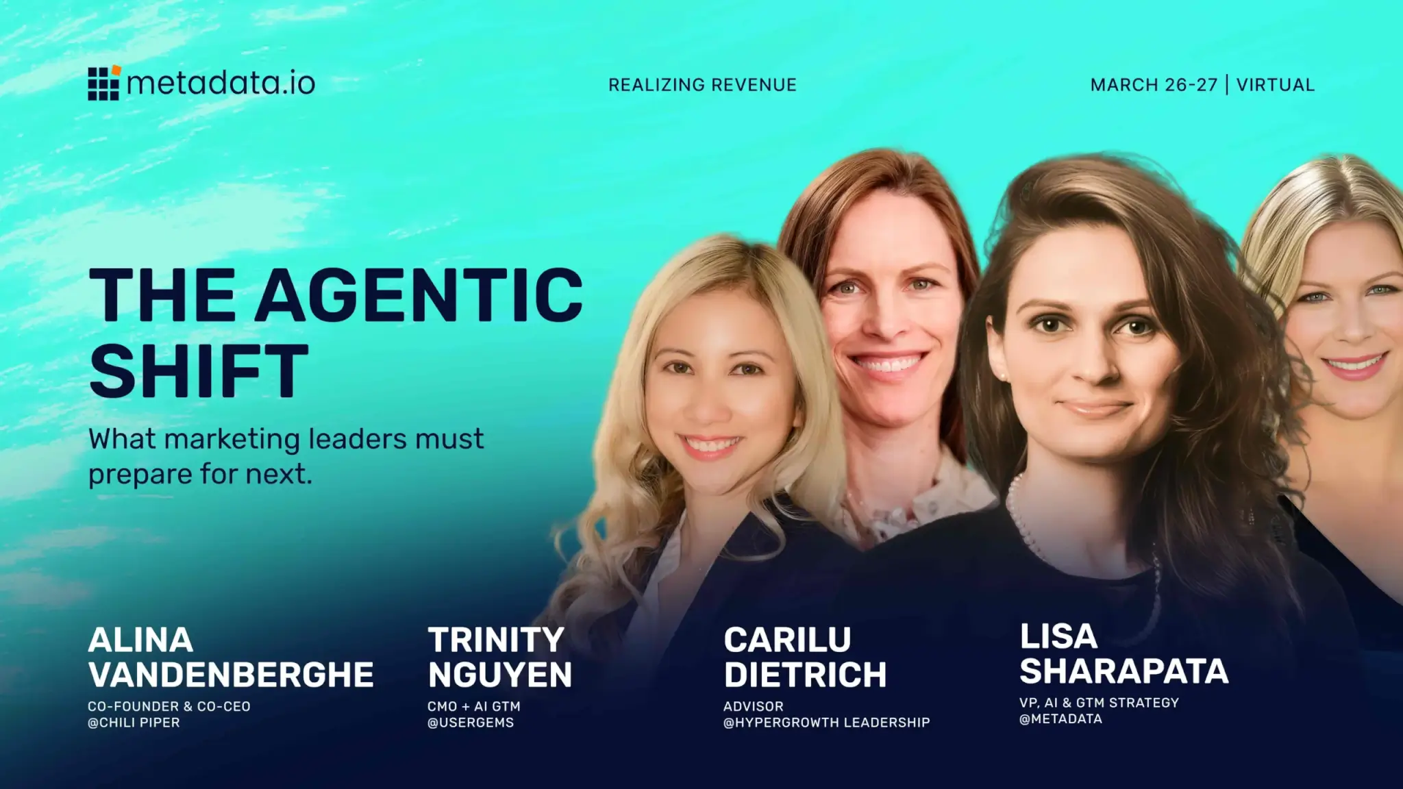 Alina, Trinity, Carilu, and Lisa – What Marketing Leaders Must Prepare For Next